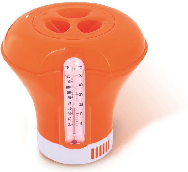 Klor dispenser m/ termometer til basseng - Bilde 4